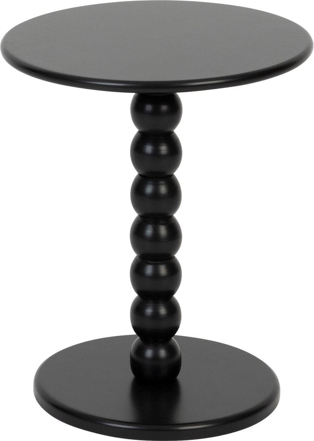 Atmosphera Chamlo bijzettafel Ø38xH47 cm - Zwart