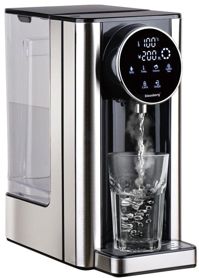 Klausberg KB7880 heetwaterdispenser – 2,7 liter, 7 temperaturen, 2600 W