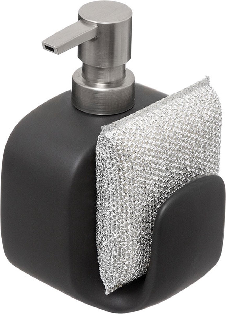 5Five stoneware soap dispenser with sponge holder