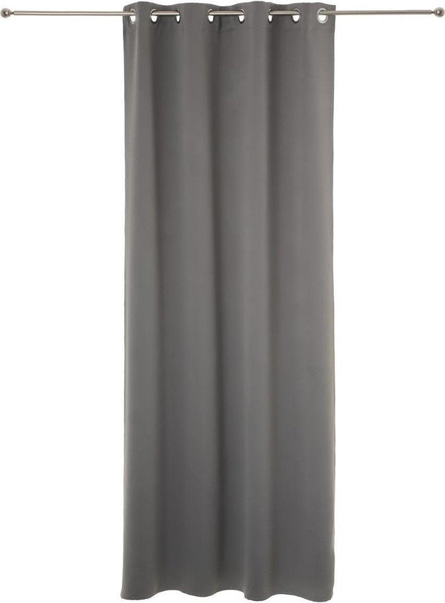 Atmosphera verduisteringsgordijnen grijs, 135 x 240 cm – set van 2 met ringen – foto 2