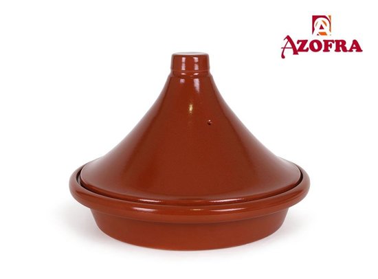 Tajine Azofra 28 cm – handgemaakte Marokkaanse tajine van aardewerk