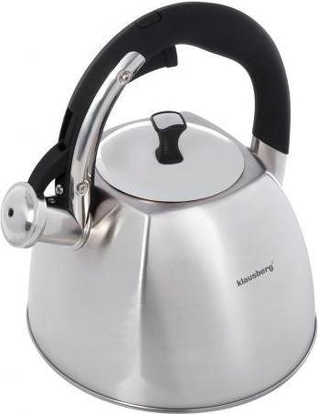 Bouilloire sifflante Klausberg KB-7015 - 3L - inox - toutes sources de chaleur