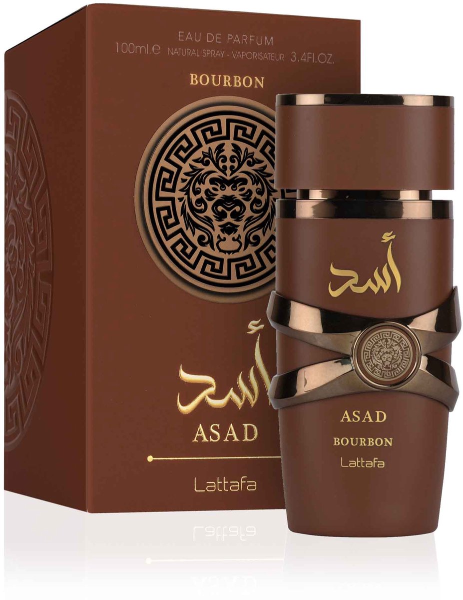 Lattafa Asad Bourbon Eau de Parfum 100ml – Orientalischer Herrenduft mit Holz & Vanille