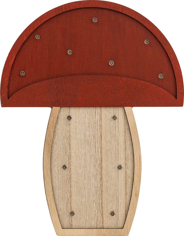 Atmosphera Kids paddenstoel - 18 x 3 x 23 cm - Rood / Naturel