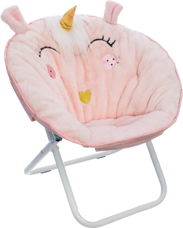 Atmosphera Kids klapstoel eenhoorn – kinderstoel, inklapbaar, 50 cm hoog