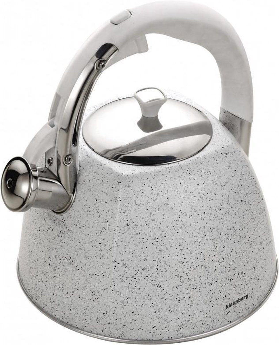 Klausberg KB-7261 whistling kettle - 3L - stainless steel - all heat sources