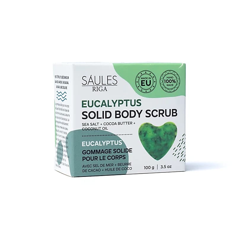 Savon exfoliant naturel à l'eucalyptus