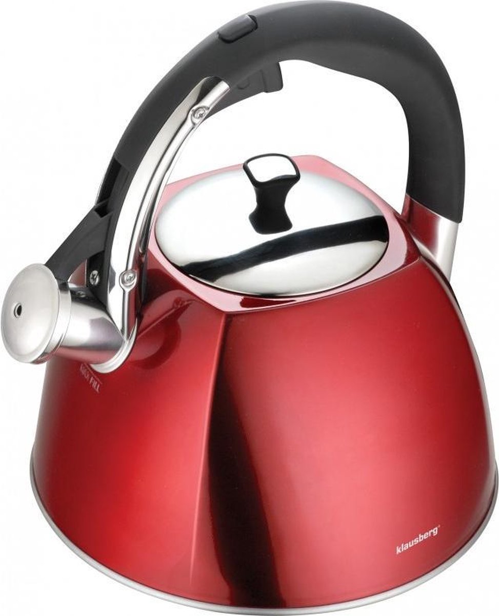 Klausberg KB-7258 whistling kettle - 3L - stainless steel - all heat sources
