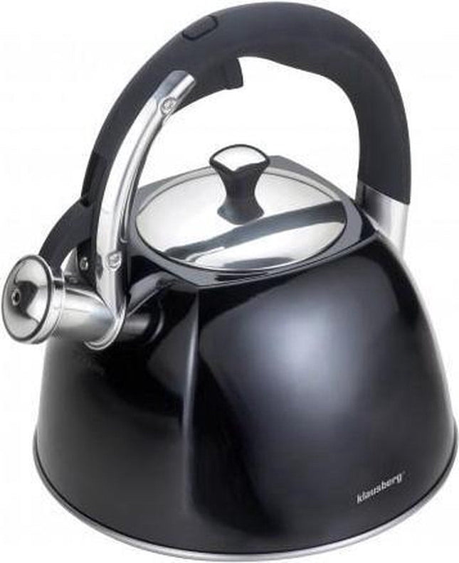 Klausberg KB-7410 bouilloire sifflante - 2,2L - inox - toutes sources de chaleur