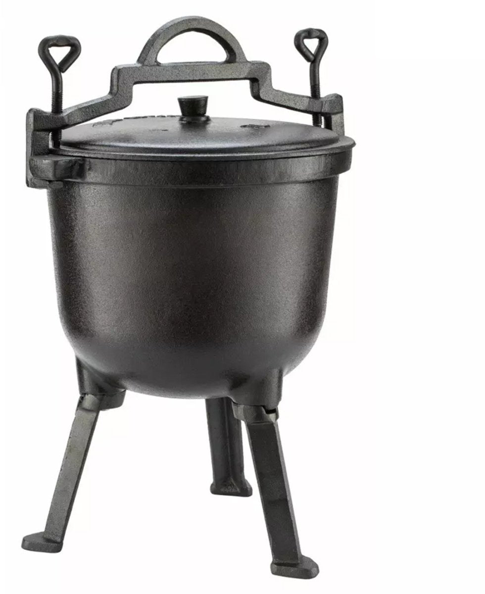 Kinghoff KH-2232 gietijzeren jachtpot 7 liter – ketel met drie poten