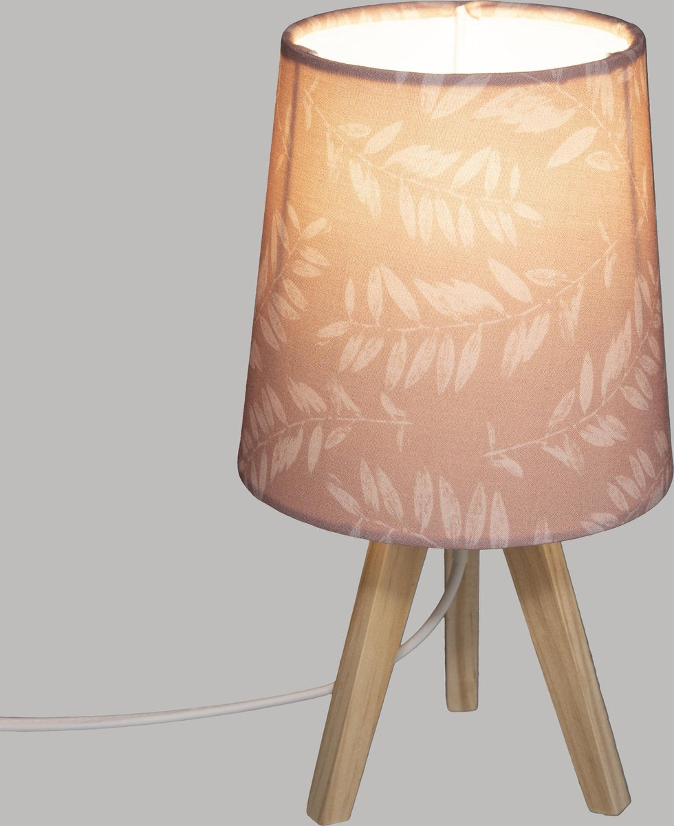 Atmosphera Kids Leaves Night Light D13x24cm - Pink - E14
