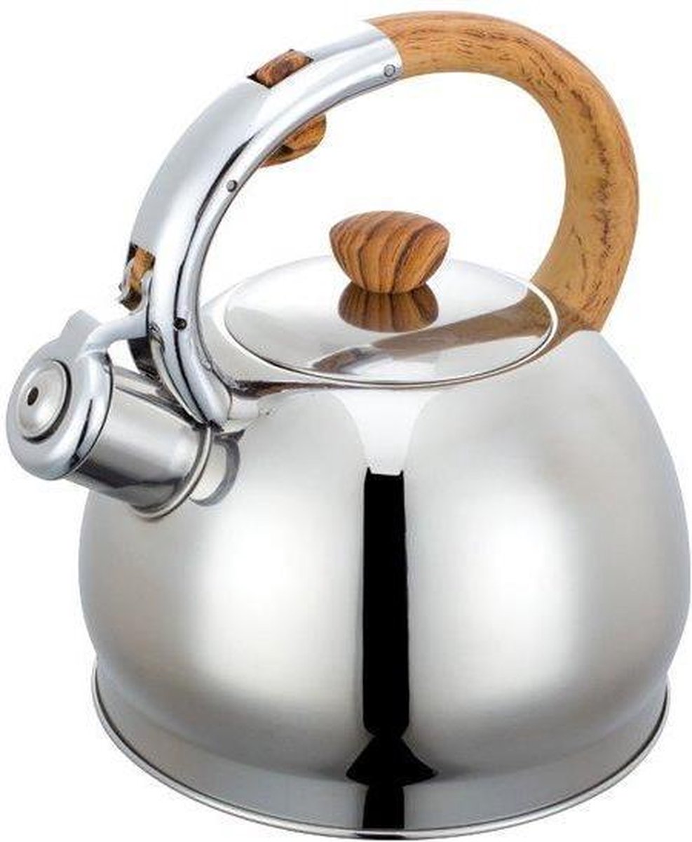 Kinghoff 3782 - Whistling Kettle - Stainless Steel - 2 Litre