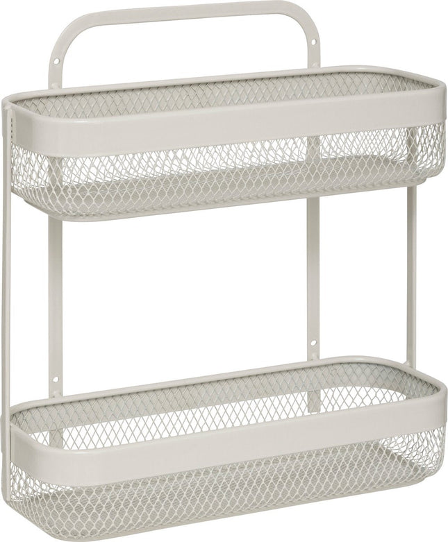 MAYAJ kitchen tablet, 2-tier, metal standing shelf