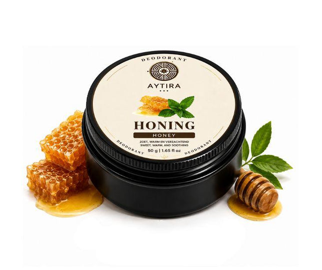 AYTiRA Honey Deodorant 50 g – Natural Deodorant with Sweet Honey Scent