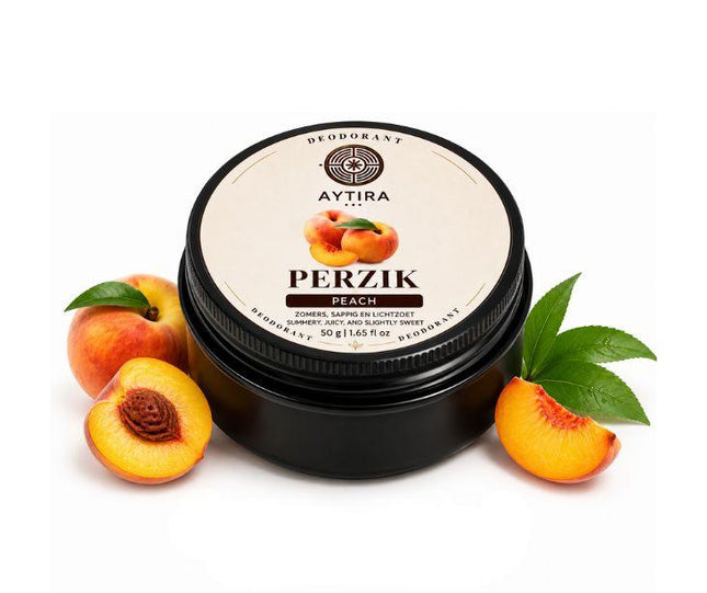 AYTiRA Peach Deodorant 50 g – Natural Deodorant with Sweet Peach Scent