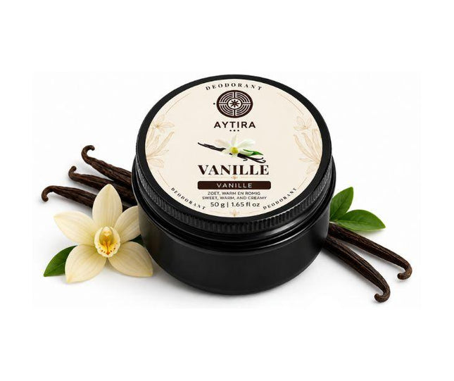 AYTiRA Vanille Deodorant 50 g – Natuurlijke Deodorant met Warme Vanillegeur