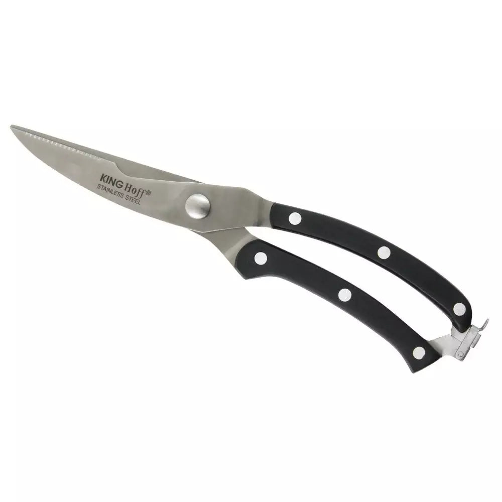 Kinghoff Poultry Shears Stainless Steel - Kitchen Scissors for Chicken, Turkey and Meat