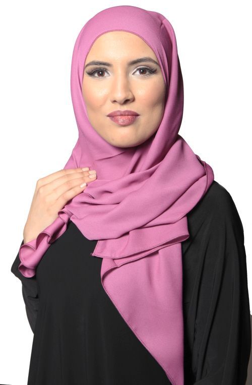 Sjaal Shifon Crepe van crêpechiffon – hoofddoek 155 x 60 cm, 14 kleuren – foto 2