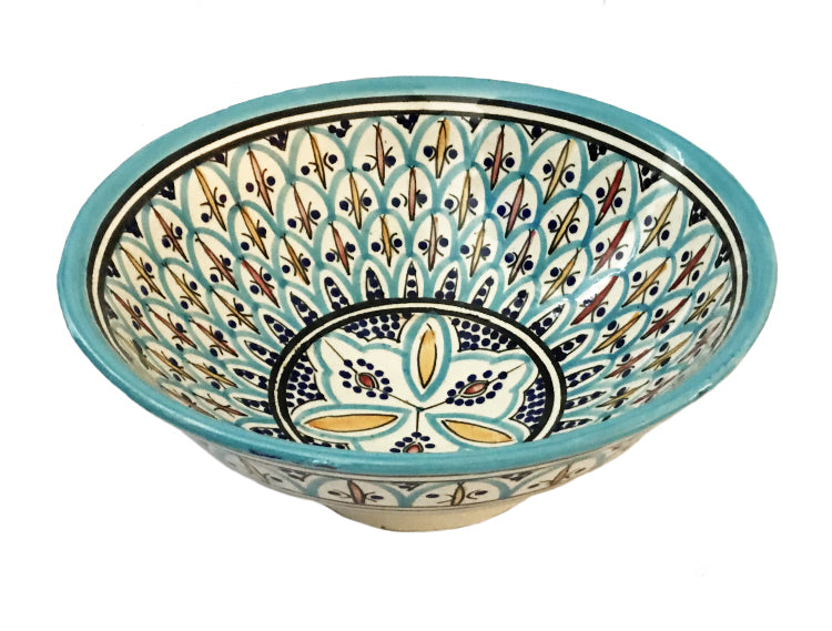 Earthenware bowl blue Ø 25