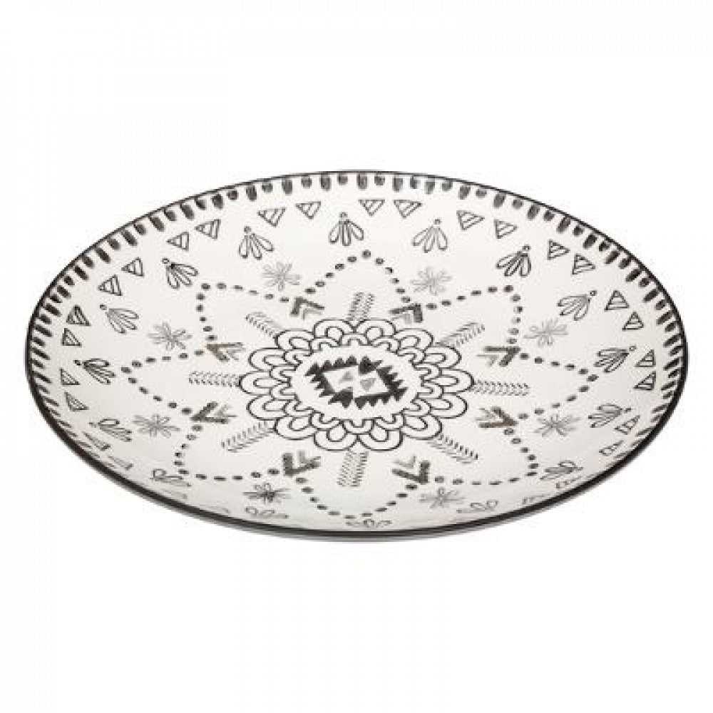 Plat/plat de présentation en poterie marocaine