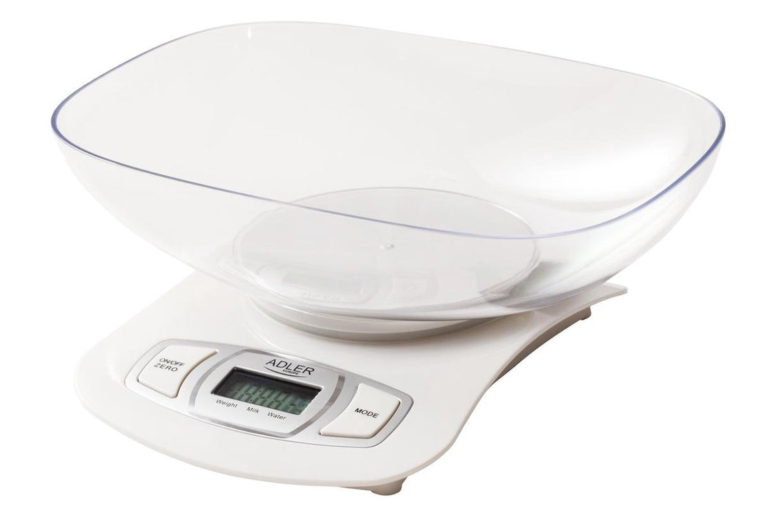 Kitchen scale - including glass bowl
