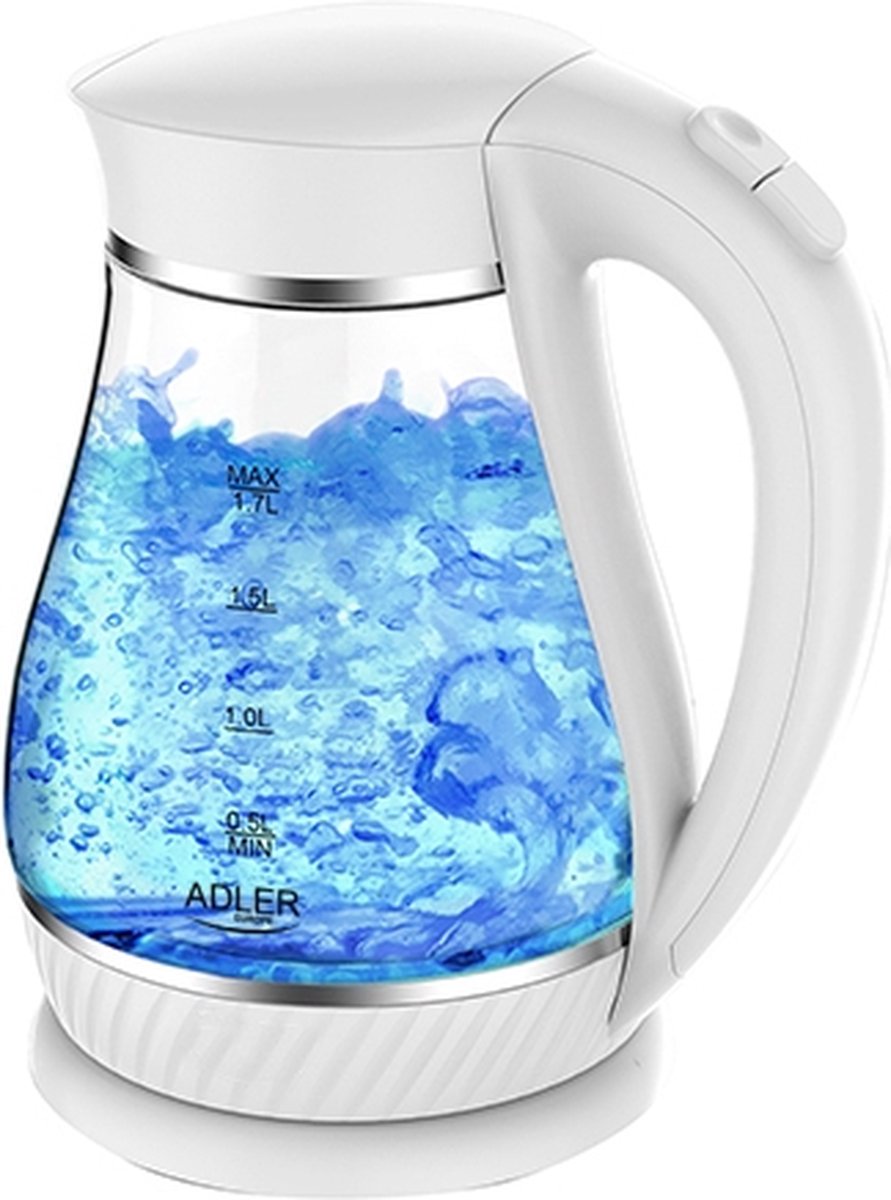 Adler AD1274 - Wasserkocher - weiß - 1.7 Liter