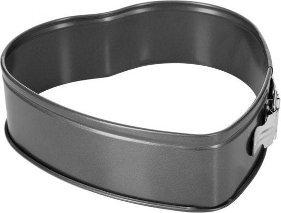 Abnehmbare Backform - Herzform - 24 x 23 cm - Metall