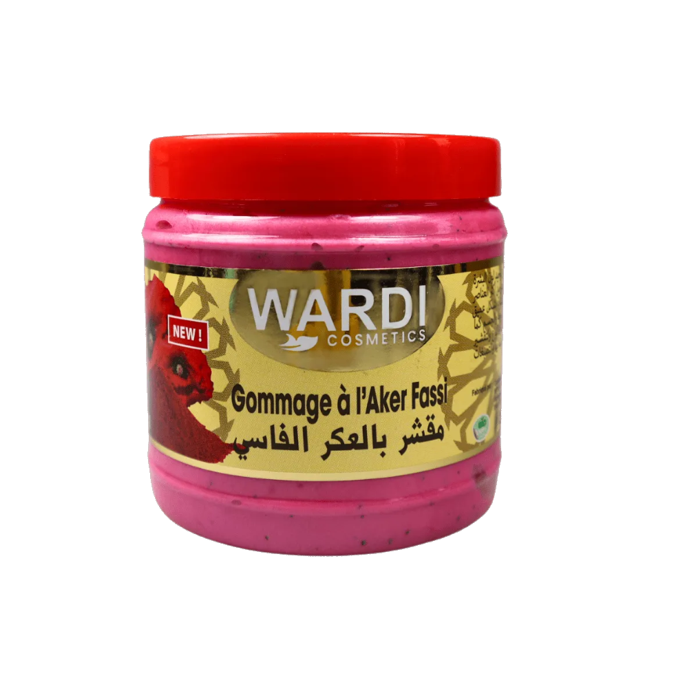 Wardi gommage met Aker Fassi – natuurlijke peeling met rhassoul, 200 g