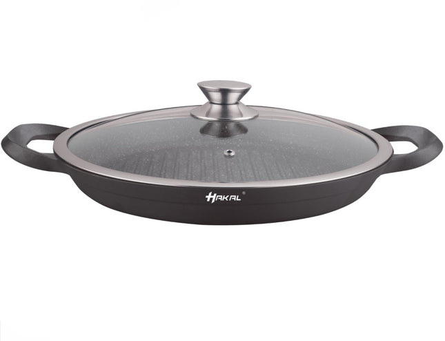 Non-stick cast aluminum grill pan 32 cm