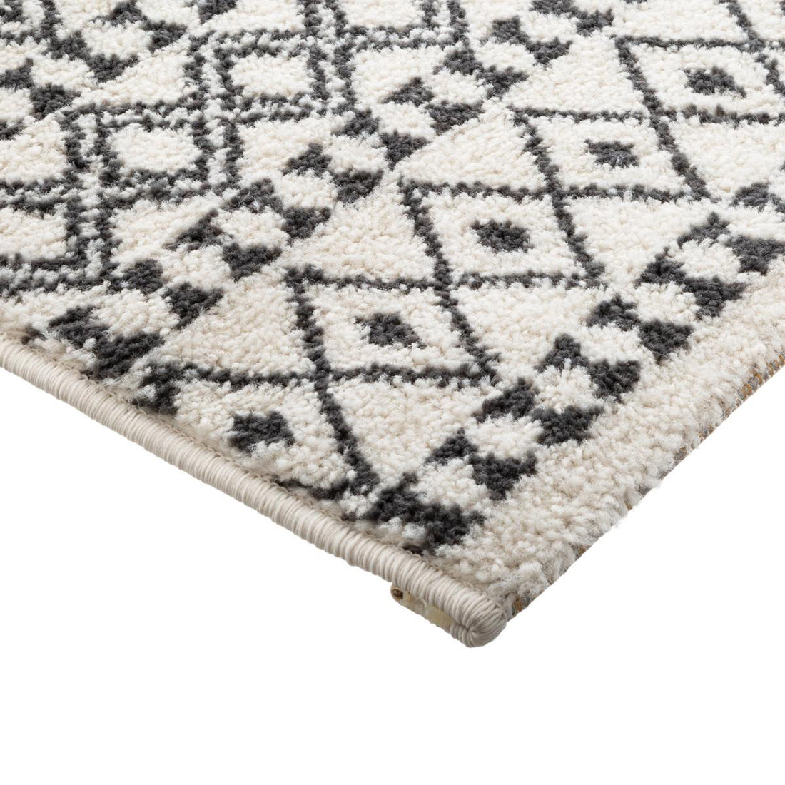 Tapis de style Amazigh gris foncé
