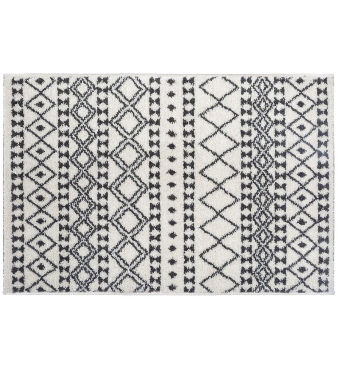 Tapis de style Amazigh gris foncé