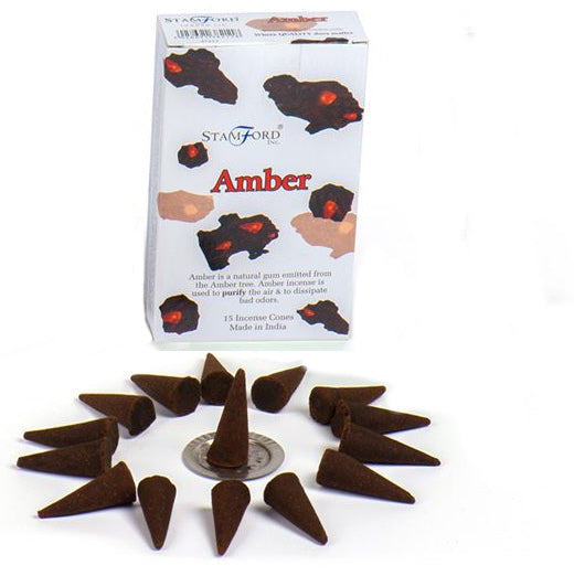 Räucherkegel - Amber