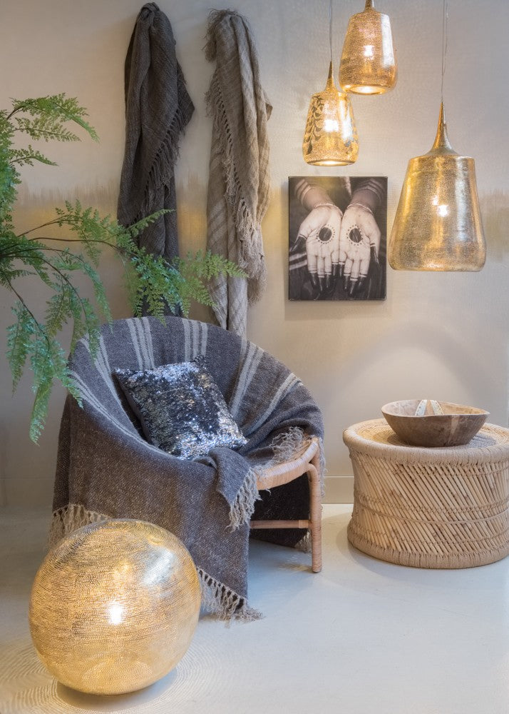 Zenza - Pendant lamp - Trophy - Blossom - Gold