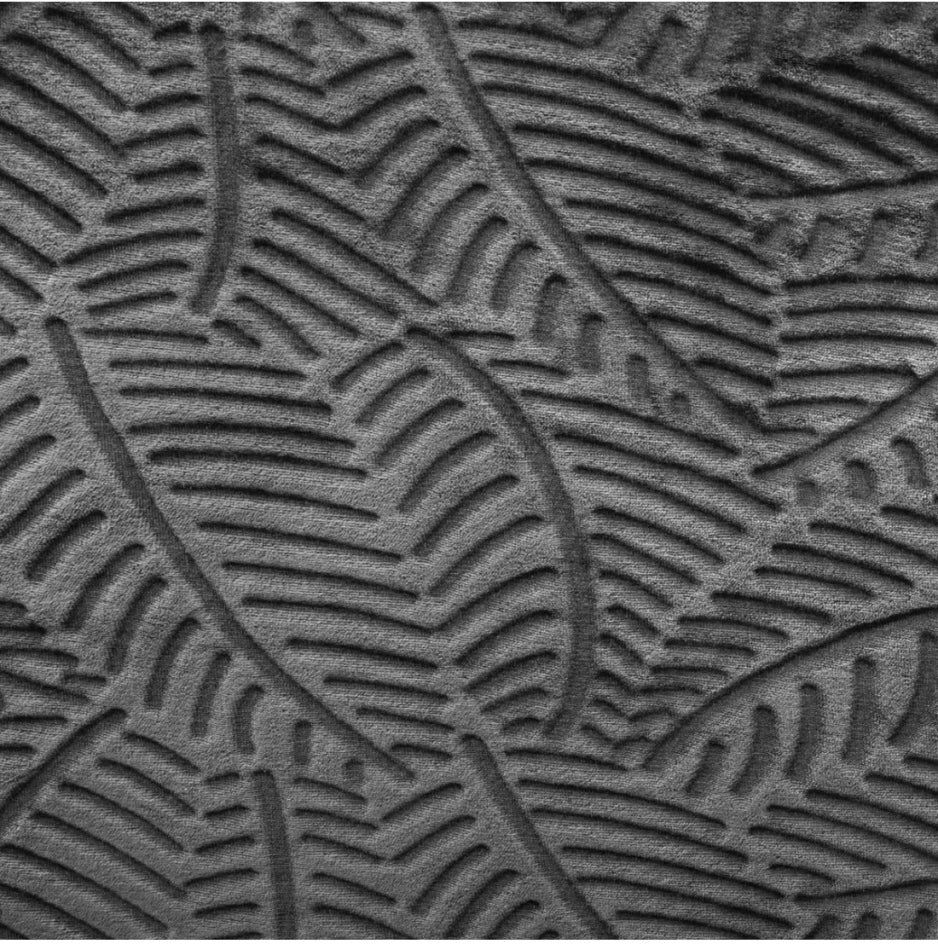 Jeté Anthracite motif Palmier XL – 240×220