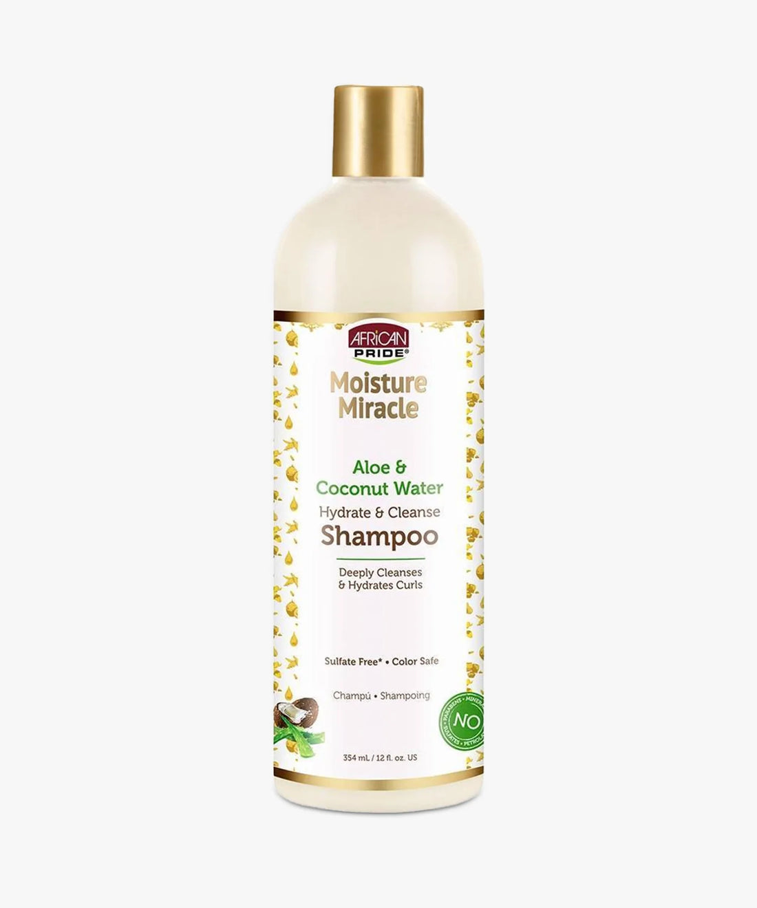 African Pride Moisture Miracle shampoo met aloë en kokoswater – 354 ml