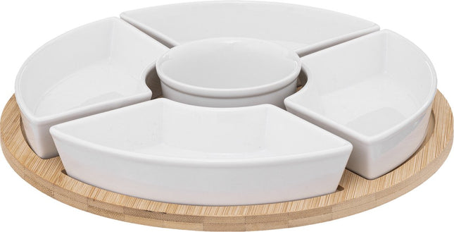 Appetizer board - White - Bamboo