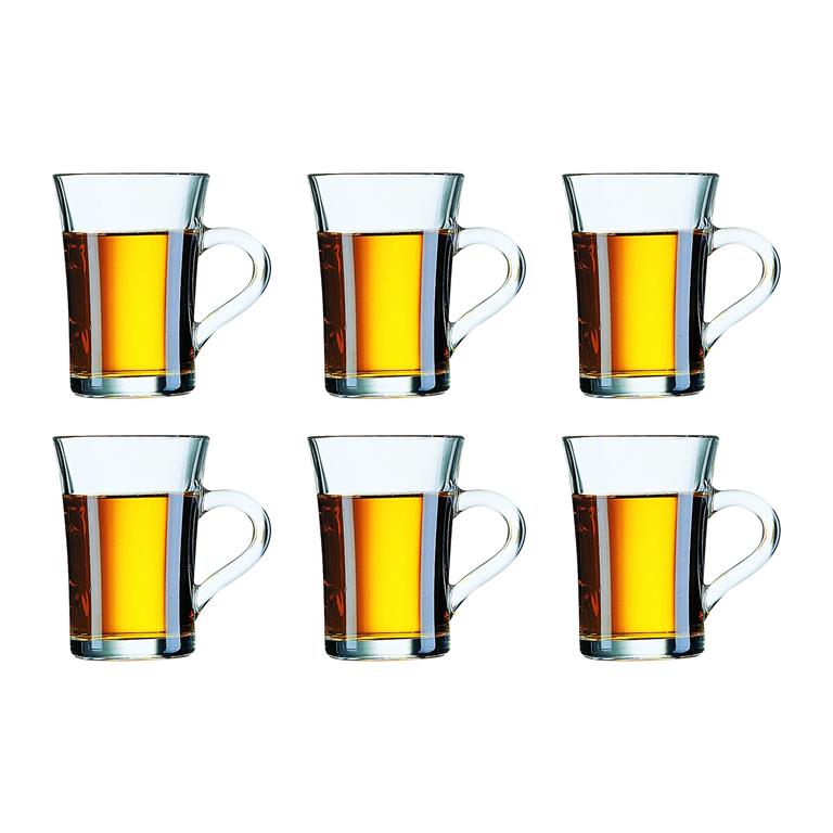 Theeglazen 23CL set van 6