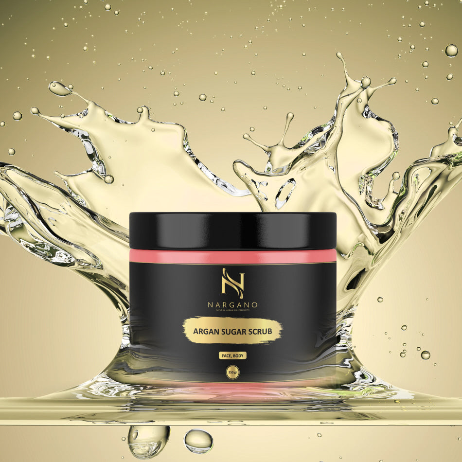 Argan Aker Fassi Peeling mit Sheabutter – Honig