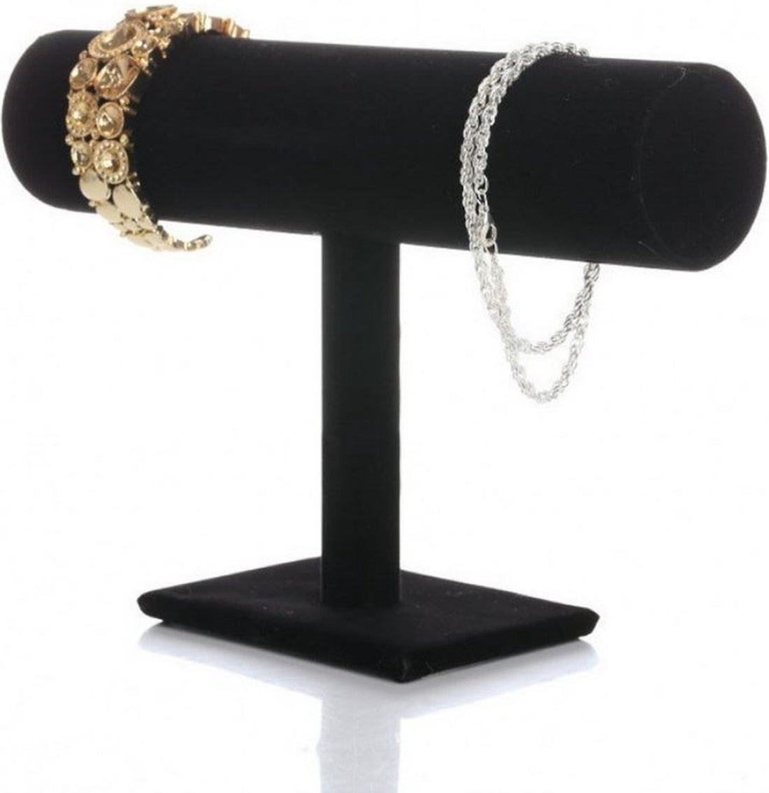 Présentoir bracelets velours noir 23,2 x 16 cm