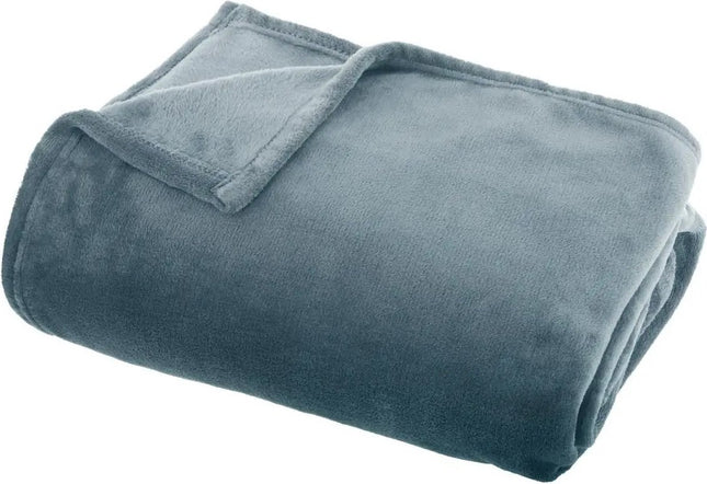 Atmosphera - Throw - Fleece - Blanket - Blue - 130 x 180 cm