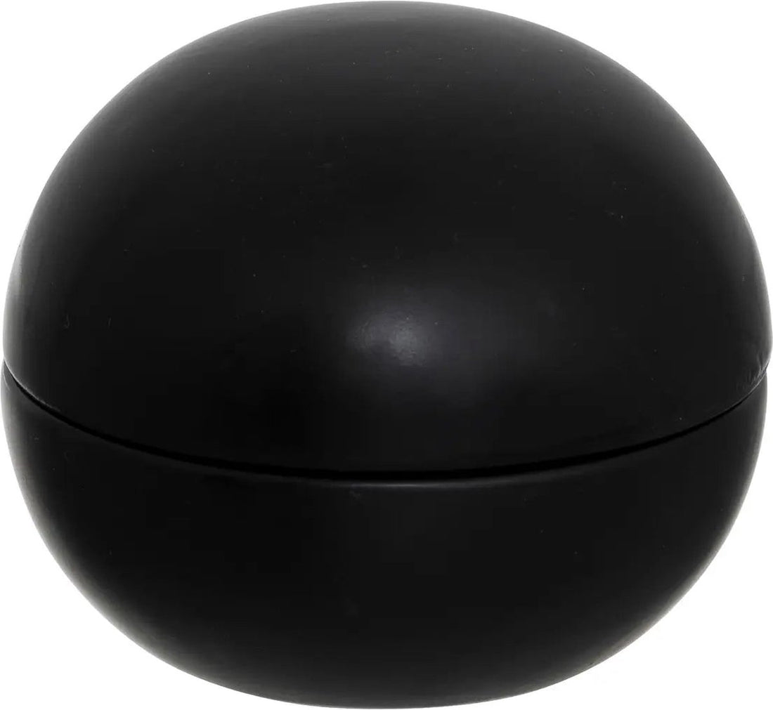 Atmosphera keramische asbak Olm met deksel – zwart, 8 x 10 x 10 cm – foto 2