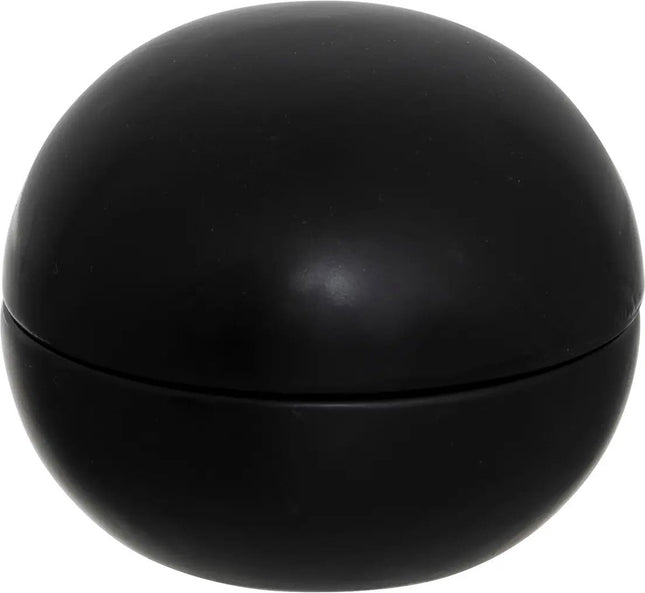Atmosphera Olm ashtray - Black - Ceramic - Dia 10 cm