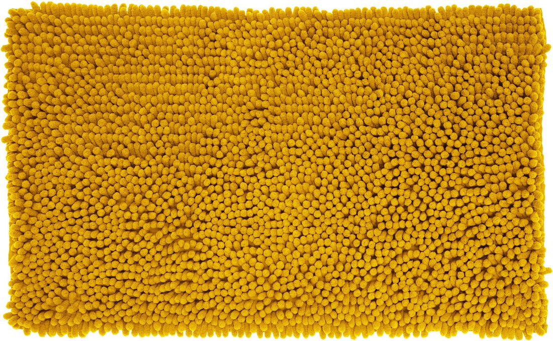 Atmosphera badmat mosterdgeel – badkamerkleedje met dikke noppen, 50 x 80 cm