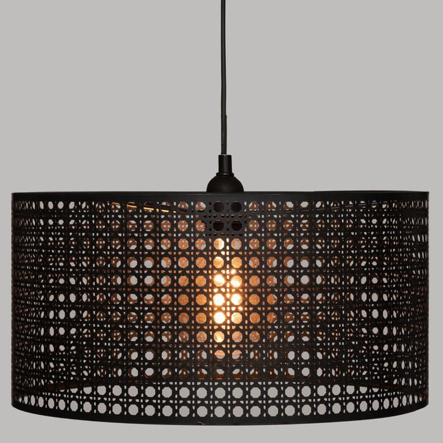 Atmosphera Design metalen hanglamp D38 zwart lamp