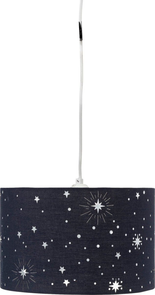 Kids' Starry Sky Pendant Light Ø28x18cm - Black