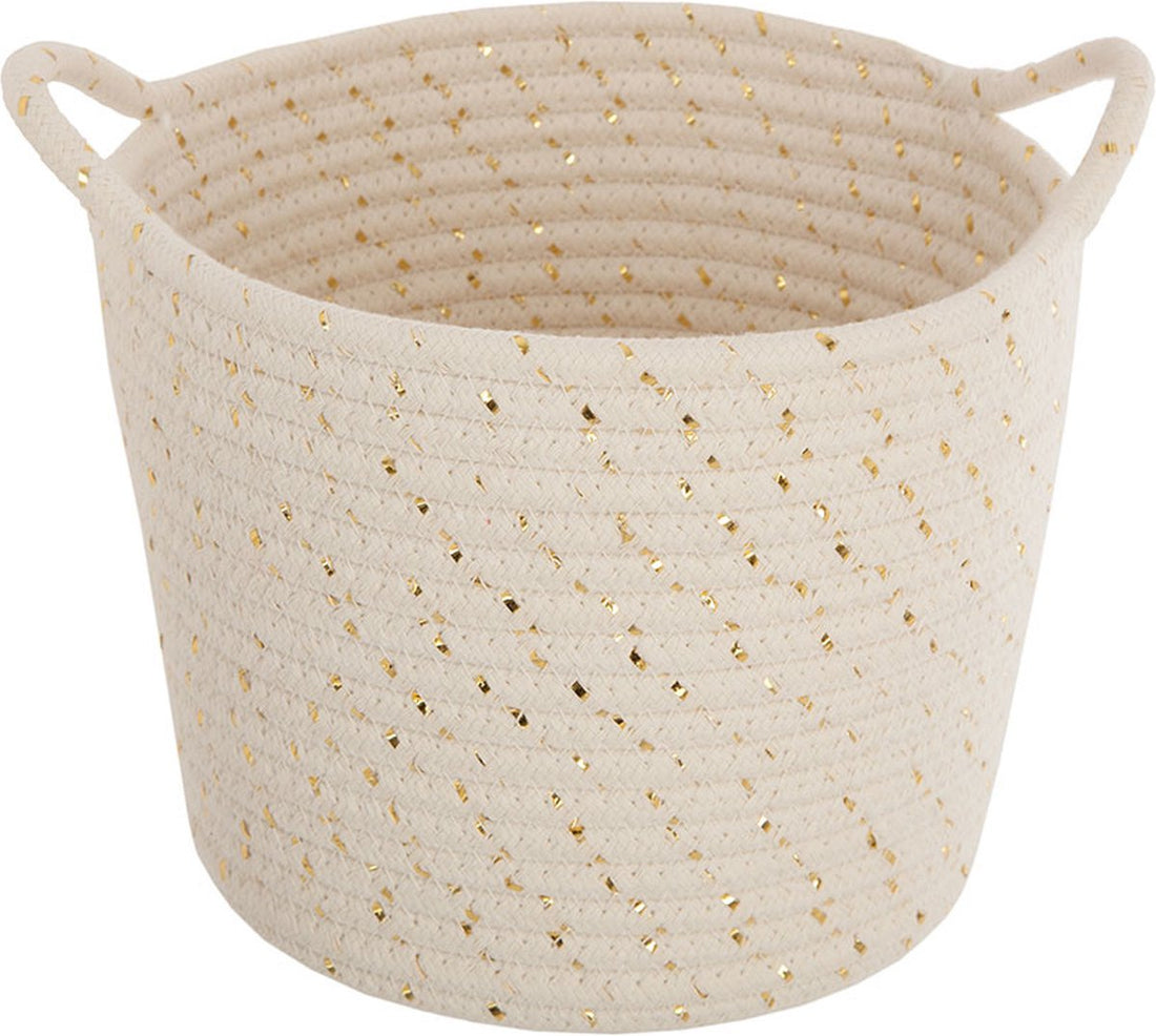Atmosphera Storage Basket Set with Gold Flecks