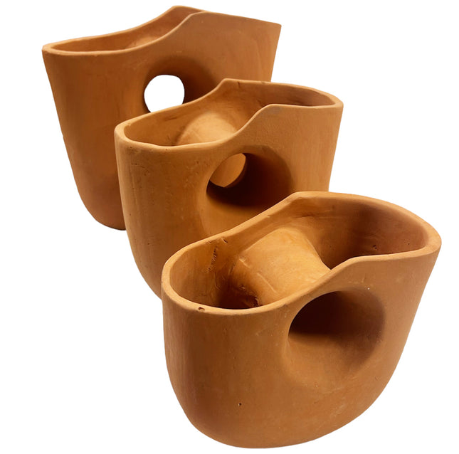 Skulpturale Terrakottavase