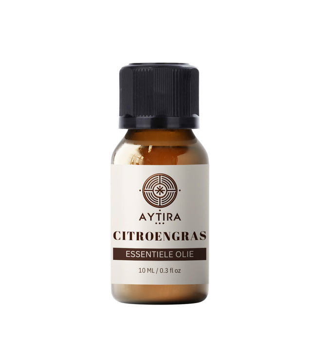 Aytira Lemongrass Essential Oil – 100% Pure & Refreshing – 10 ml