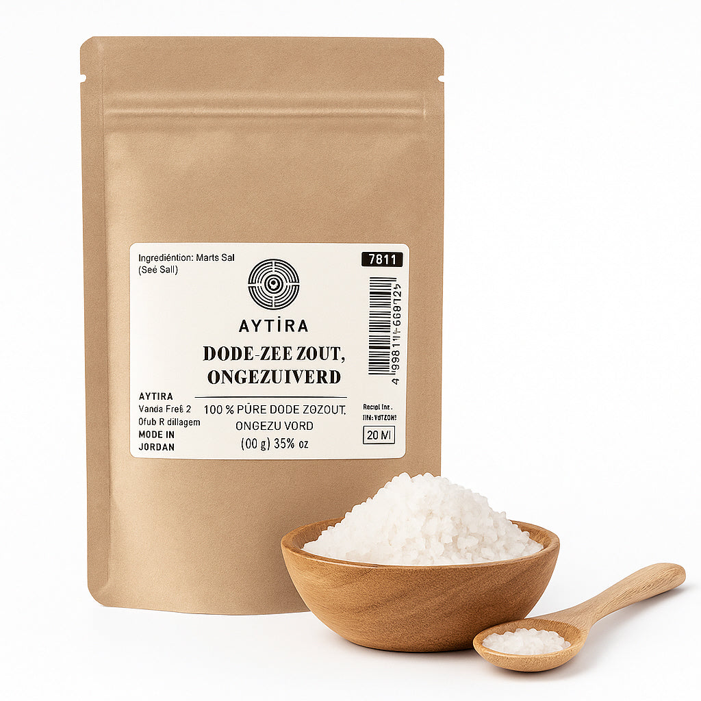 Aytira Dode Zee zout ongezuiverd – scrub en badzout, 100 g