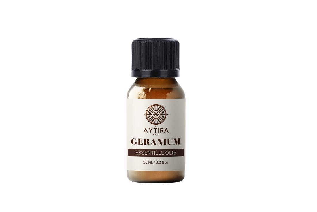 Aytira geranium essentiële olie – 100% puur en onverdund, 10 ml – foto 2